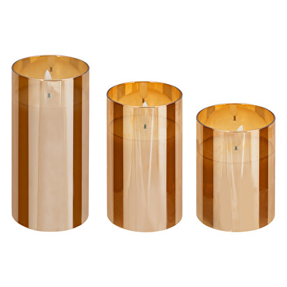 Set de 3 velas LED "Sena"