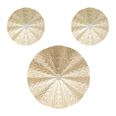 Set de 3 adornos murales "Leslie"