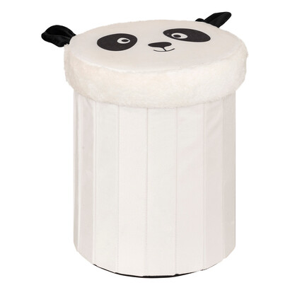 Puff-cofre infantil Panda plegable "Andy"
