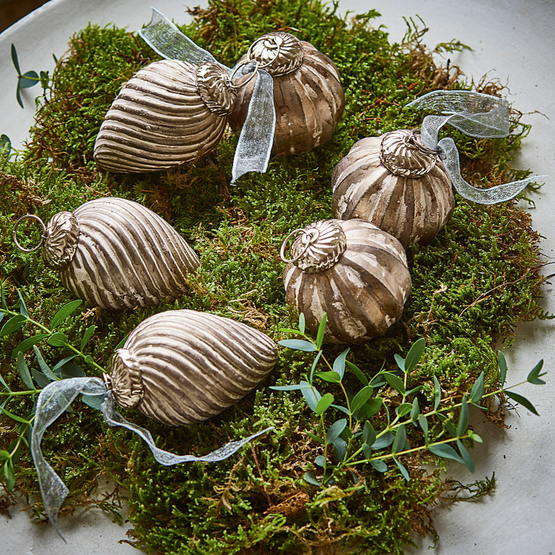 Set de 6 adornos navideños Miras