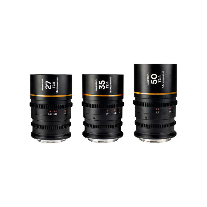 LAOWA NANOMORPH KIT S35 27+35+50 AMBAR P/FUJI X