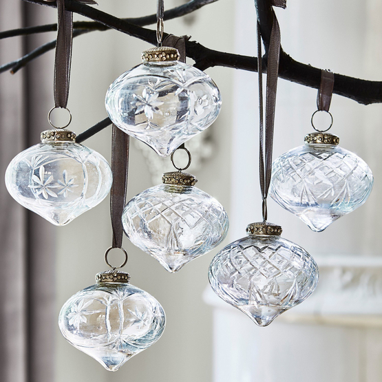 Set de 6 adornos navideños Cheshire