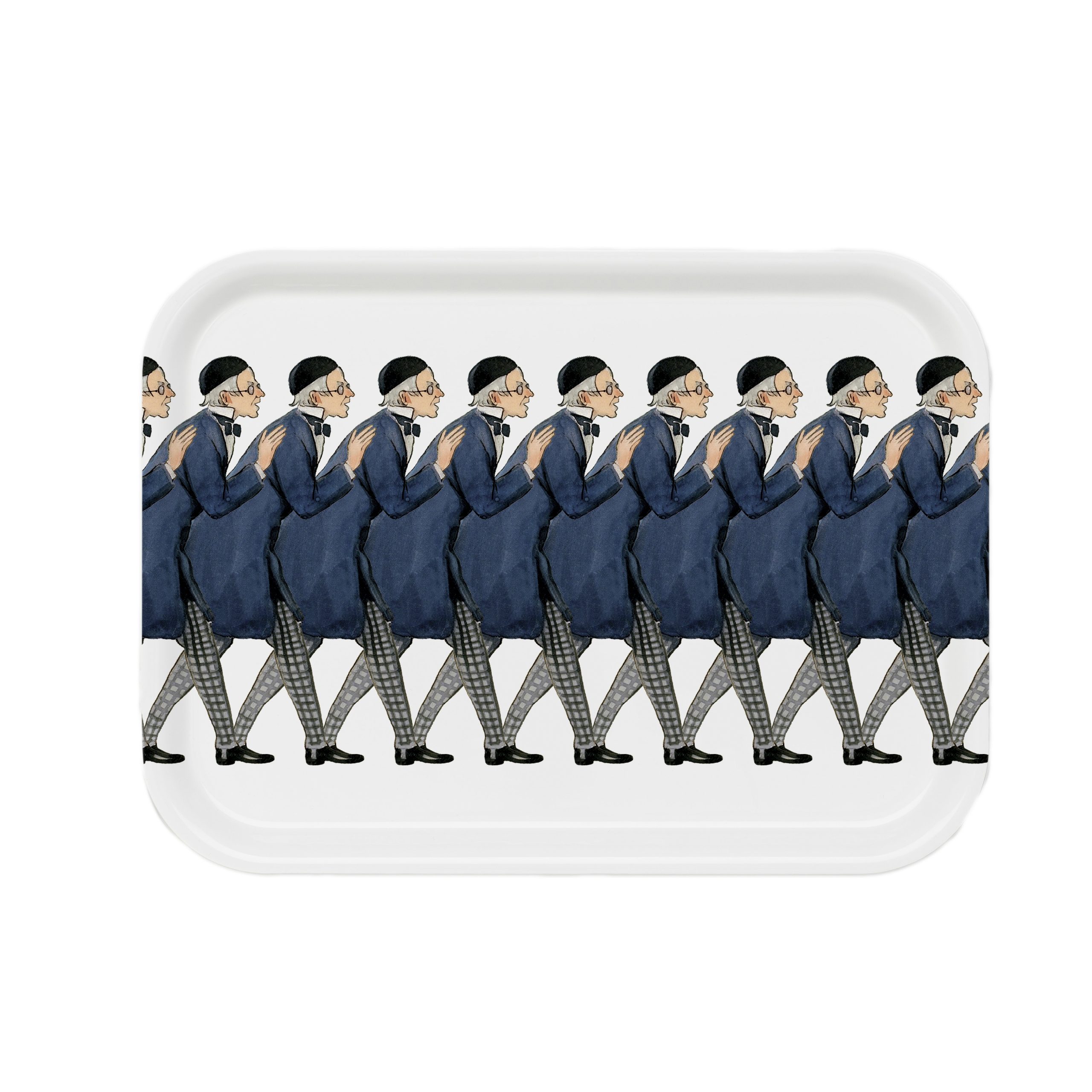 Bandeja rectangular Uncle Blue 20 x 27 cm