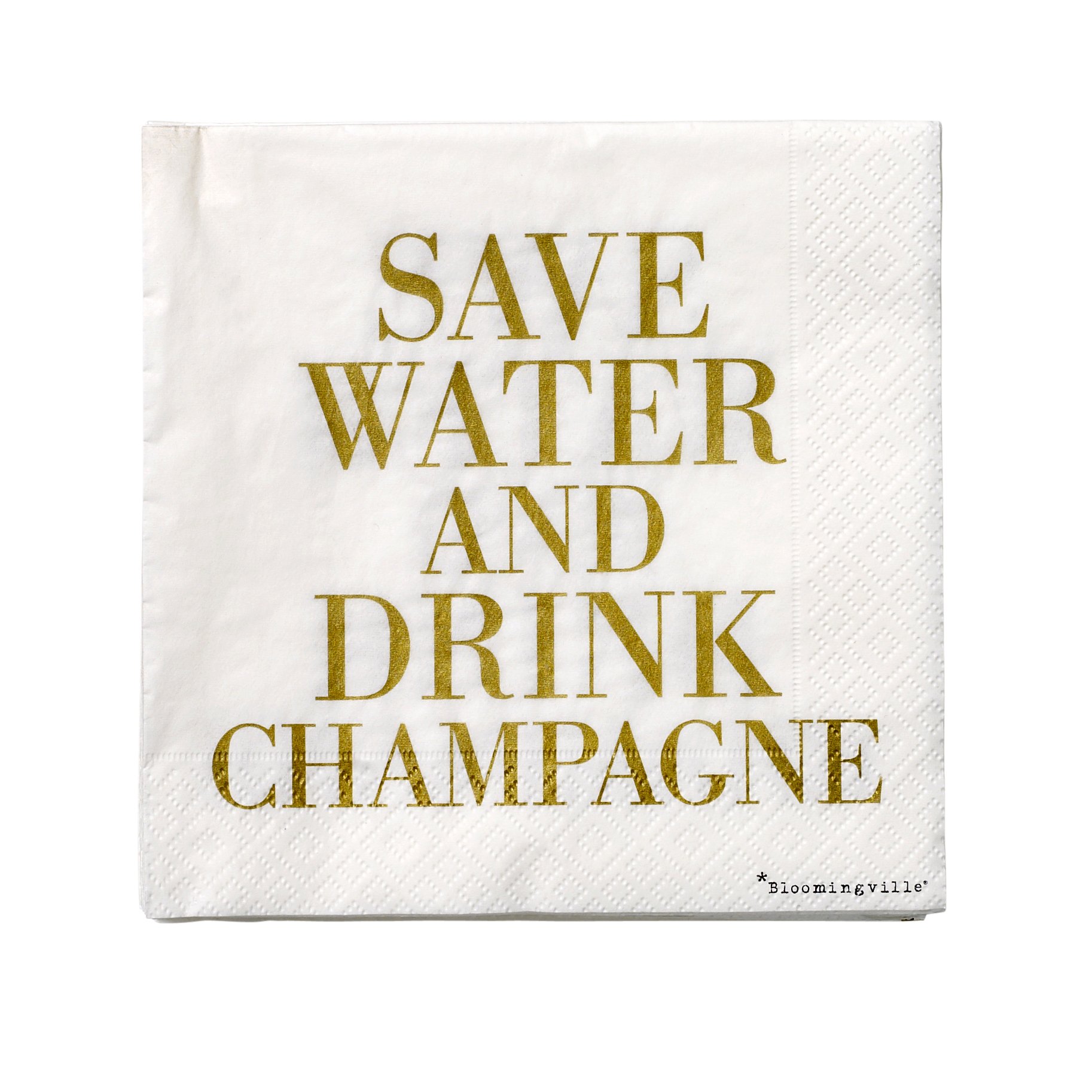 Servilletas Save Water, set de 20 33 x 33 cm