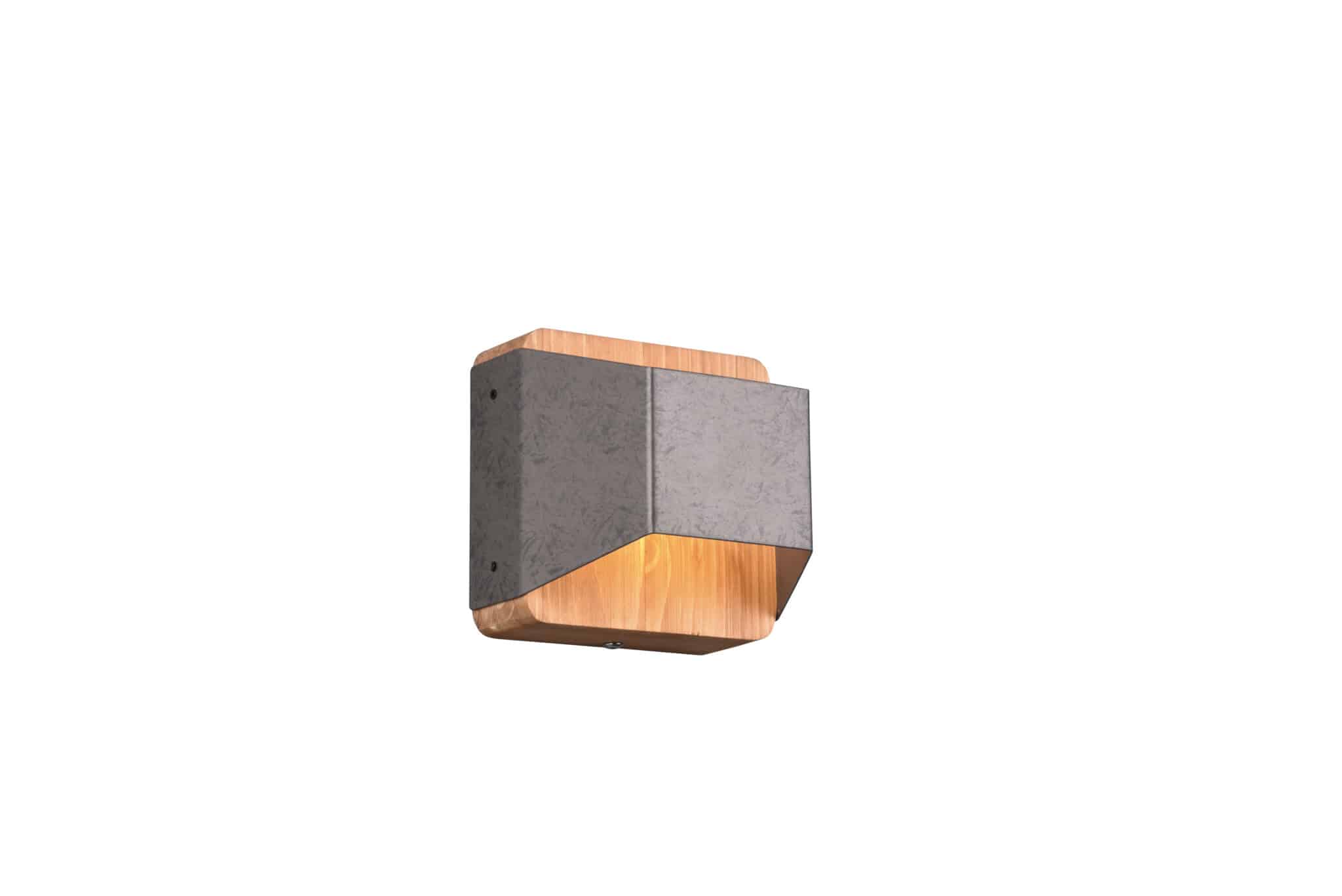 Trio Arino Aplique de pared LED de metal níquel antiguo 224810167