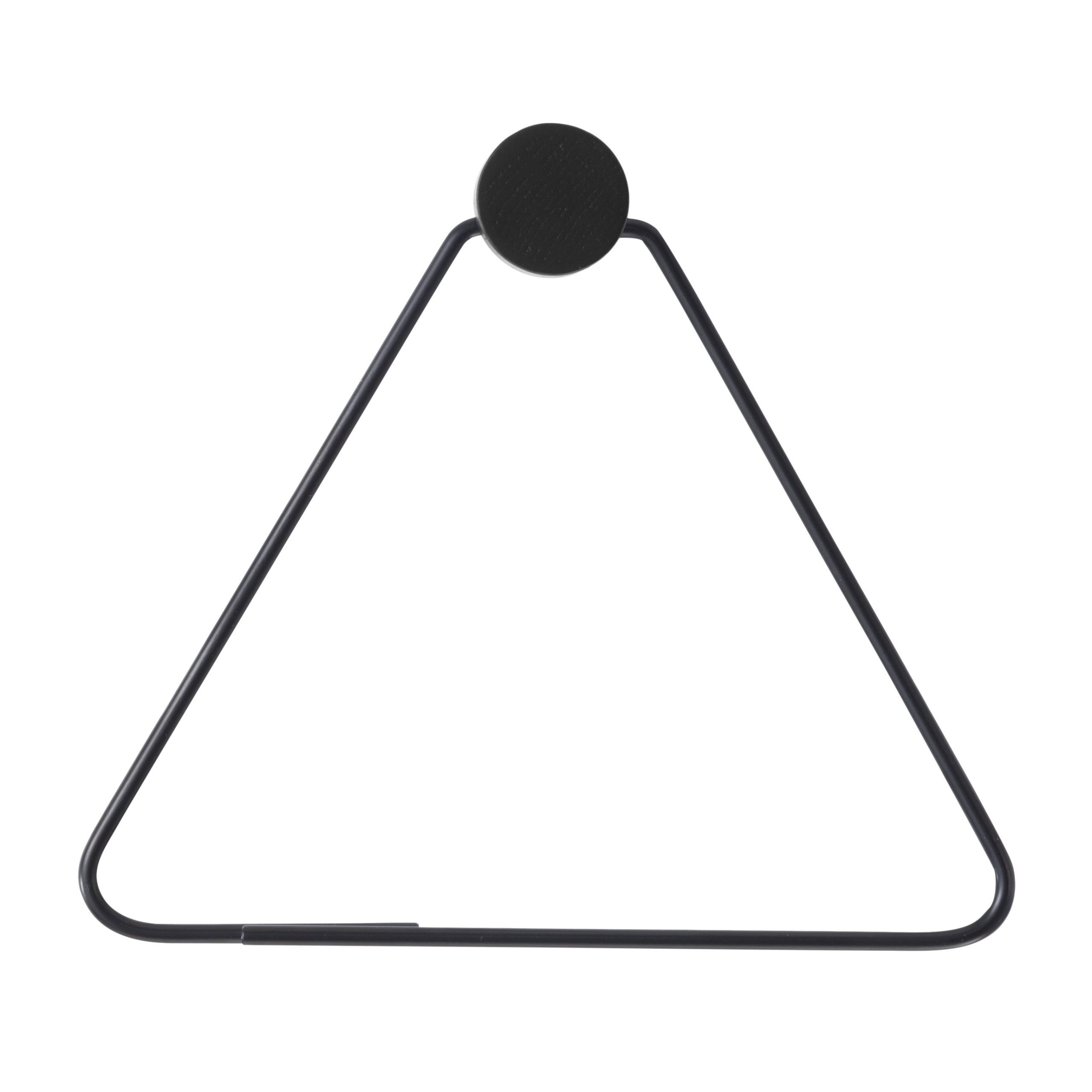 Portarrollos baño Ferm Living, negro Negro