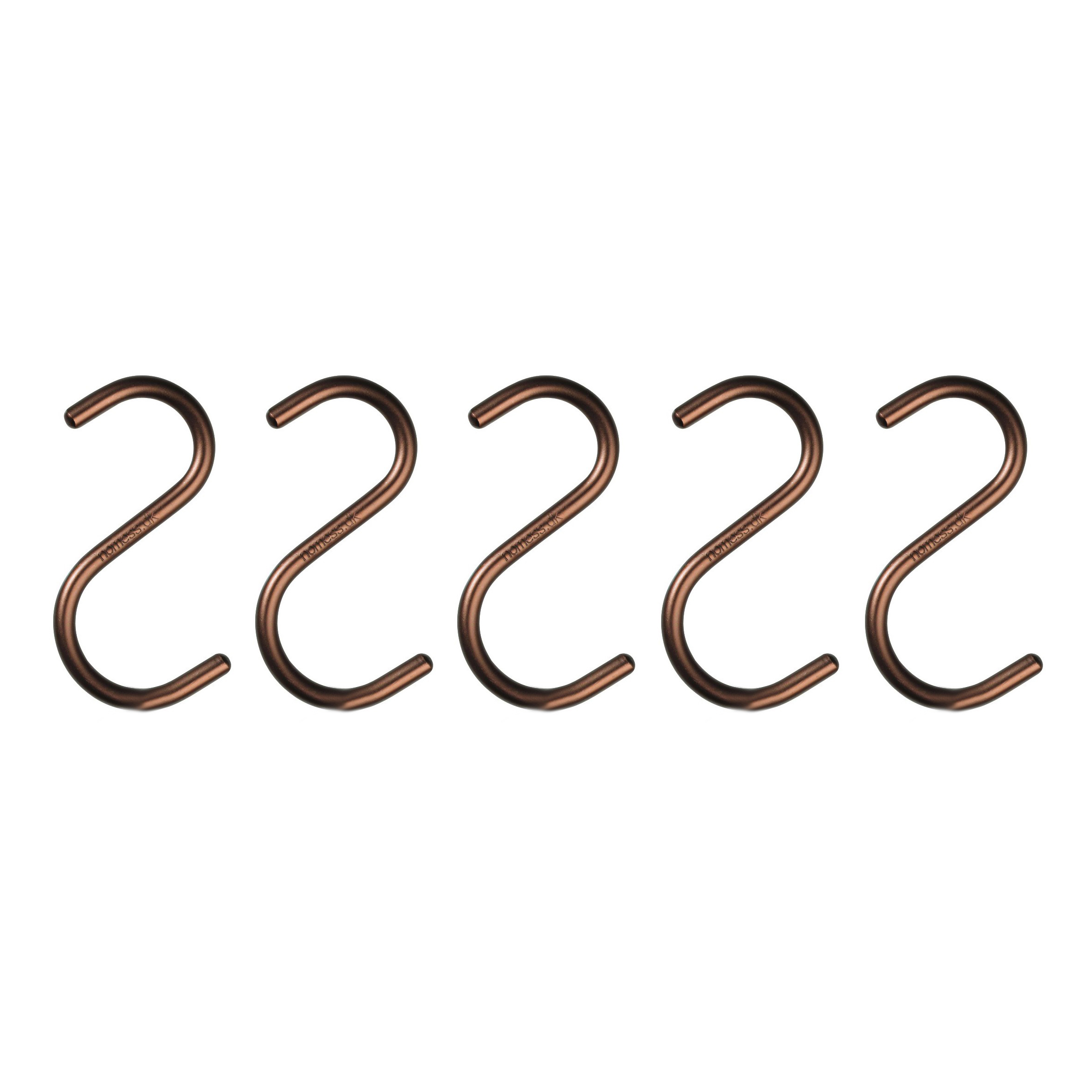 5 Ganchos S-Hook bronce