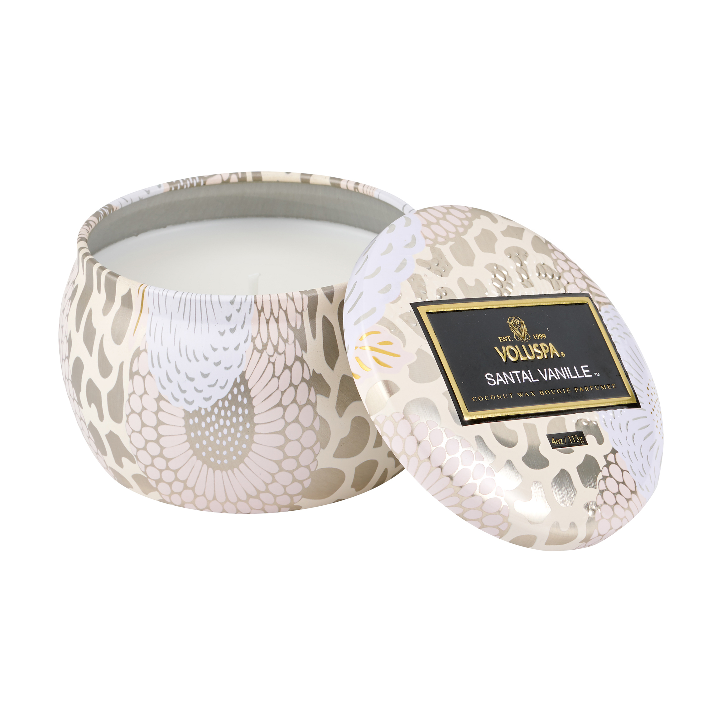Vela perfumada Decorative Tin 25h Santal Vanille
