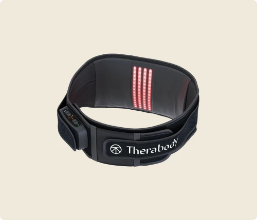 THERABODY ThermBack LED - Alivio del dolor lumbar, 4 terapias, personalizable, RT0004289-3A10