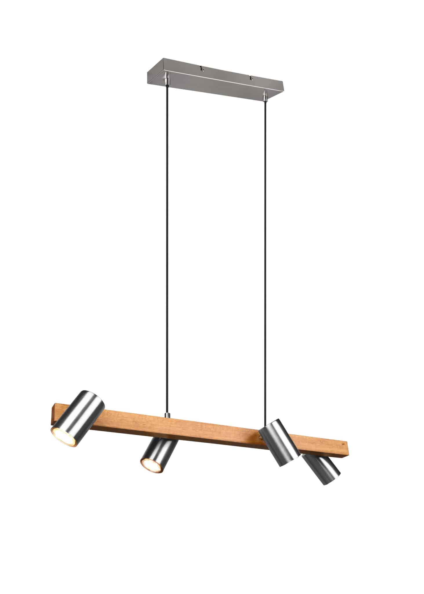 Trio Marley Lámpara colgante de metal níquel mate 312490407