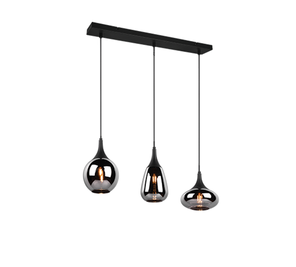 Trio Lumina Lámpara colgante negro 317000332