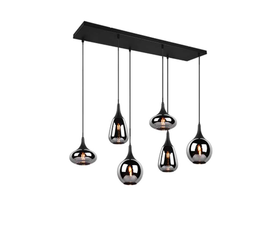 Trio Lumina Lámpara colgante negro 317000632