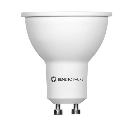 Beneito & Faure Dicroica Bombilla LED 6W GU10 120º cálida 3000K 4016