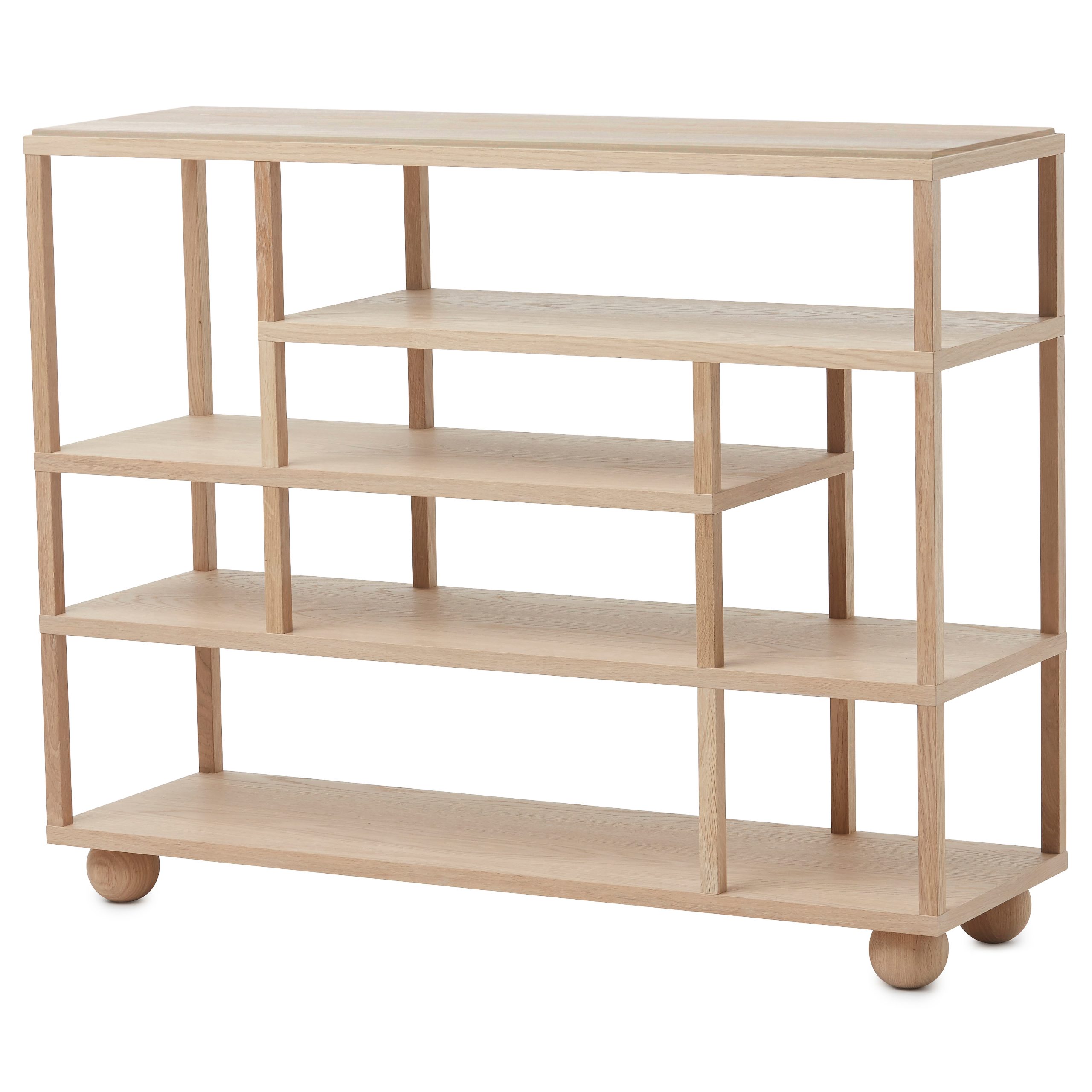 Estantería Show roble aceitado blanco