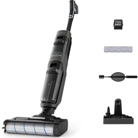 Rowenta GZ5035 Aspirador Escoba sin cables X-Clean 4 | 2 en 1 Aspira y Friega | Autonomía 50 Min | Detección inteligente | Autolimpieza