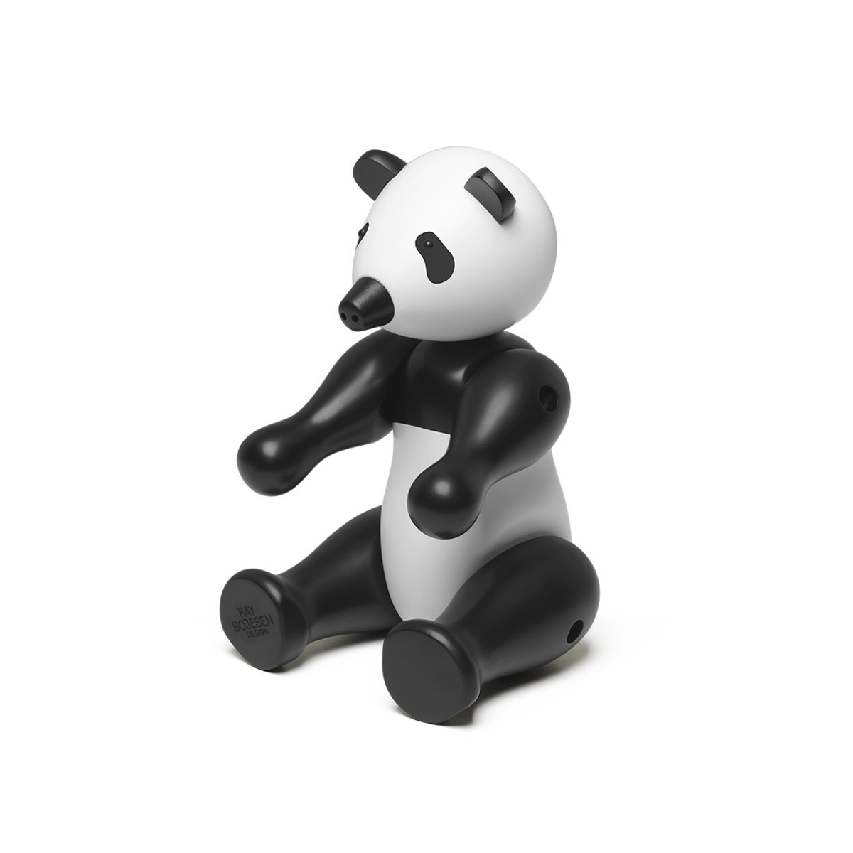 Figura Kay Bojesen panda pequeño negro-blanco
