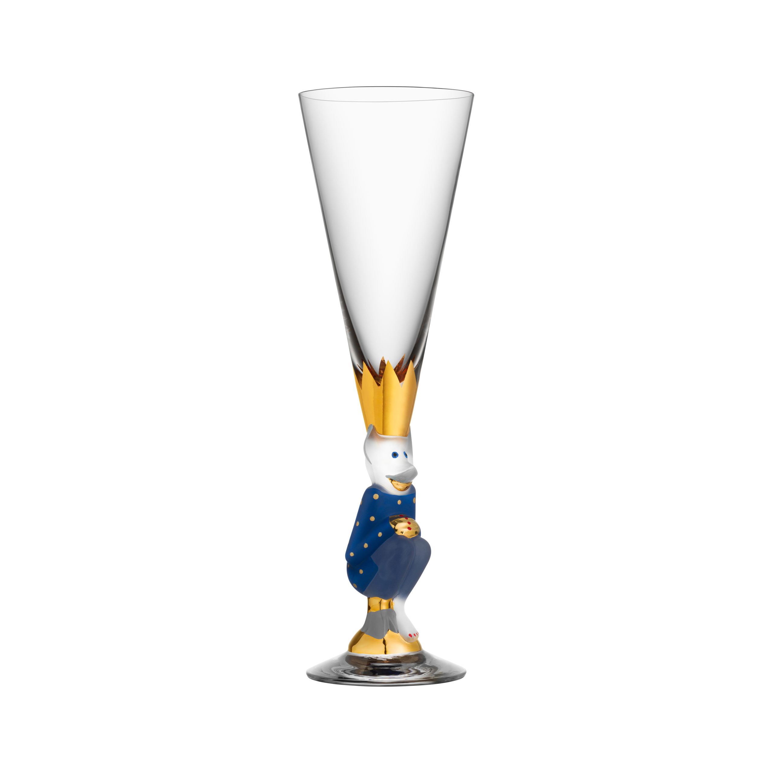 Copa de champán The Sparkling Devil 19 cl azul