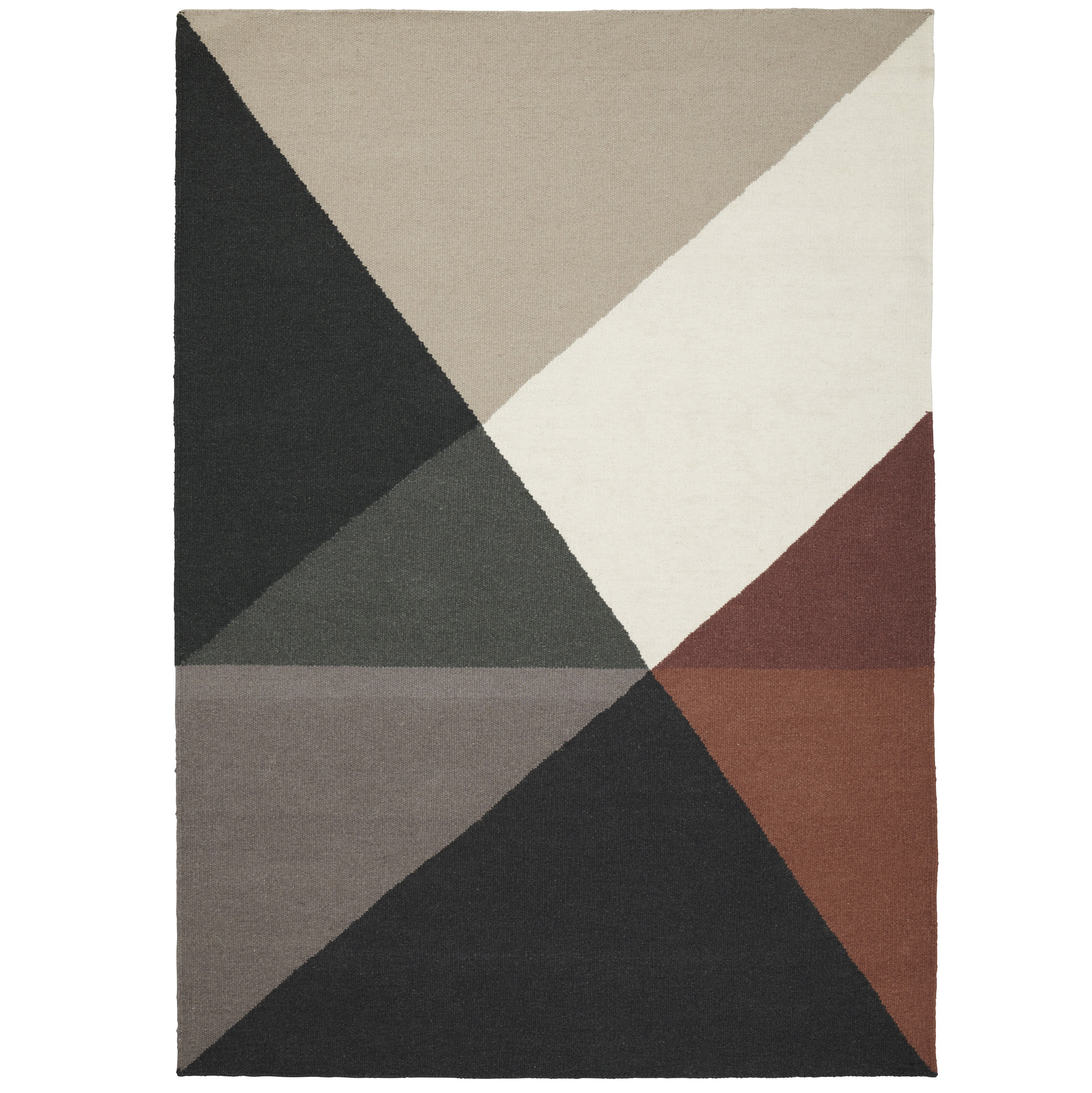 Alfombra de lana Metri 200x300 cm Rust