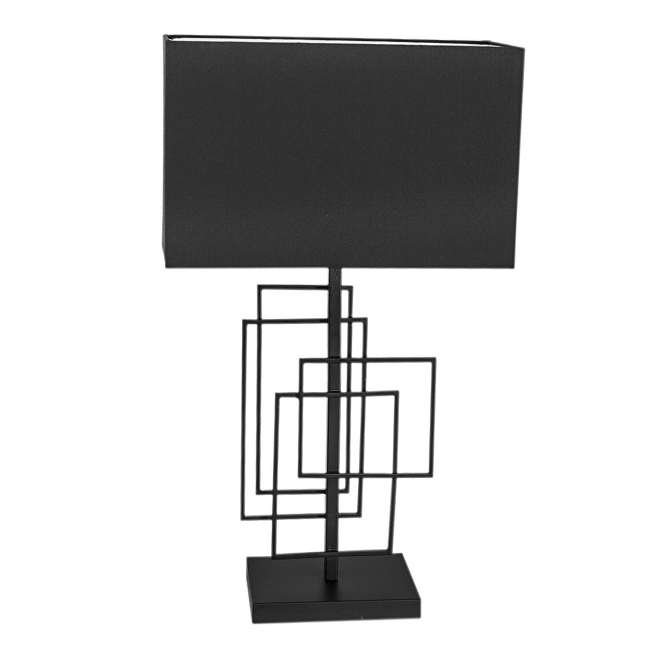 Lámpara de mesa Paragon 69 cm negro mate-negro