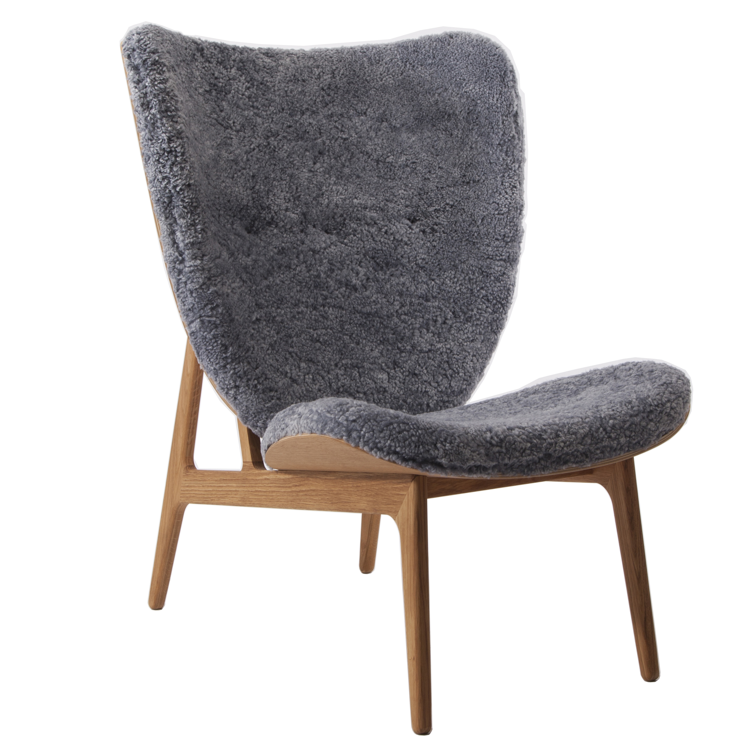 Sillón Elephant sheepskin roble Graphite