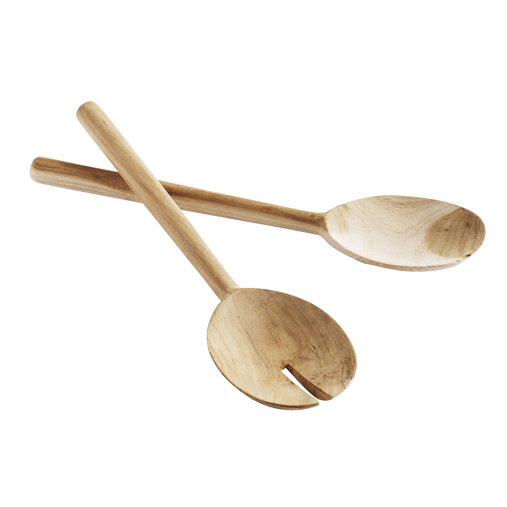 Cubiertos de ensalada Java natural