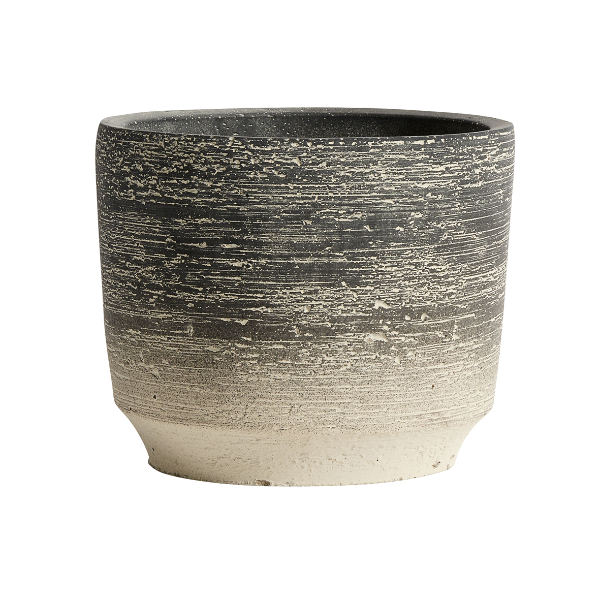 Maceta Kanji Ø 15 cm gris