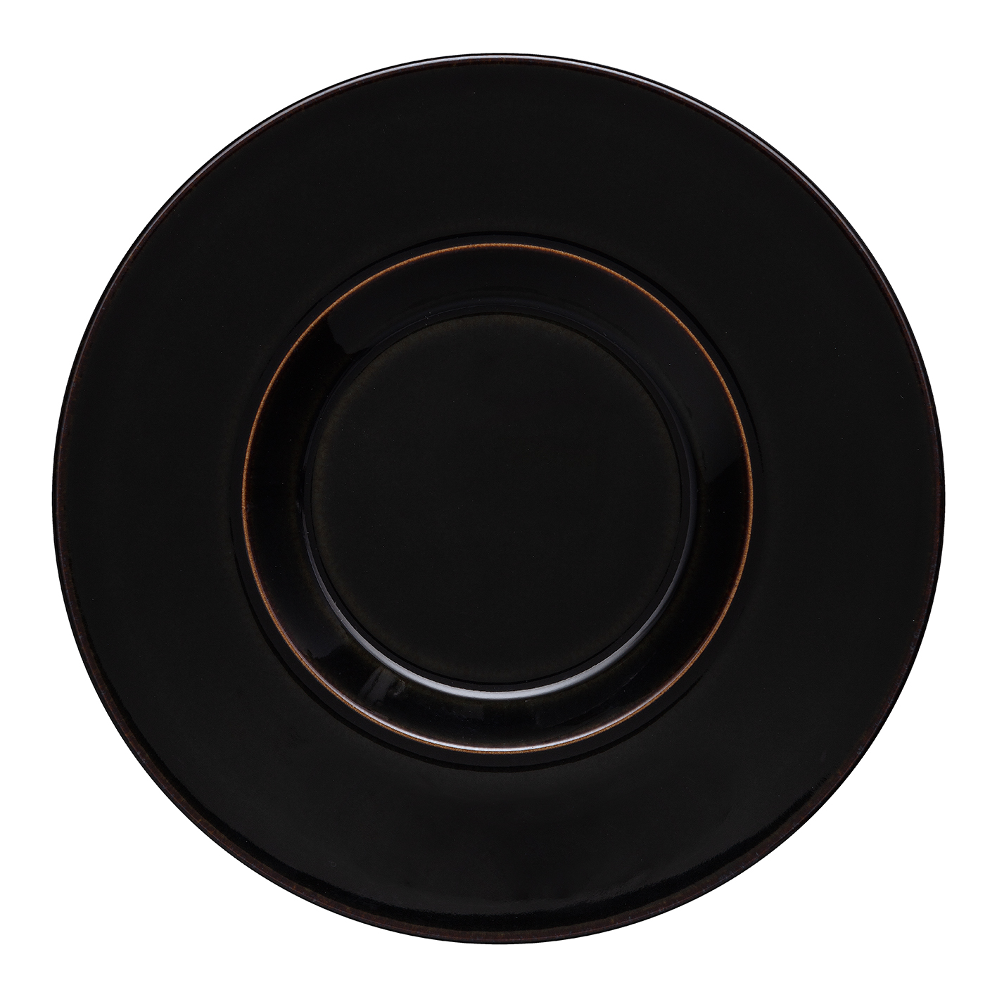Plato para taza de té Halo Brew negro