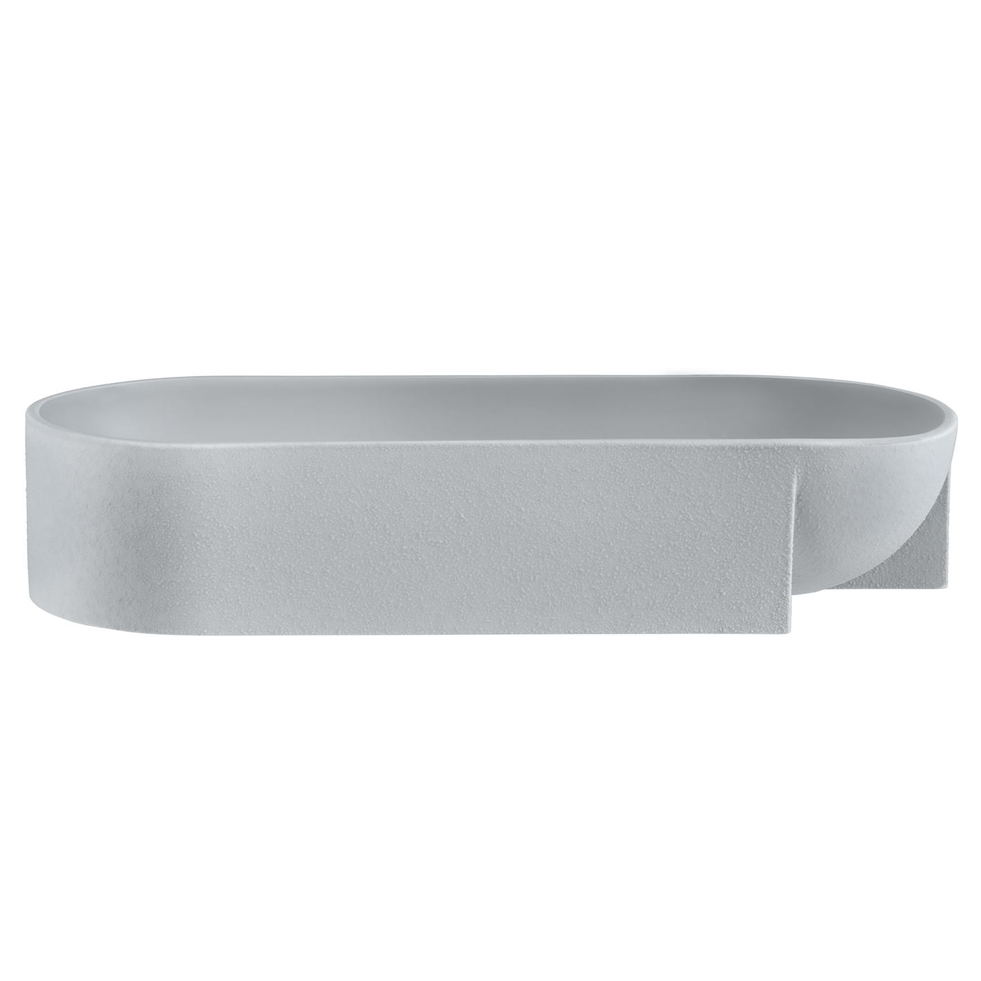 Bol cerámica Kuru 7,5x37 cm gris claro