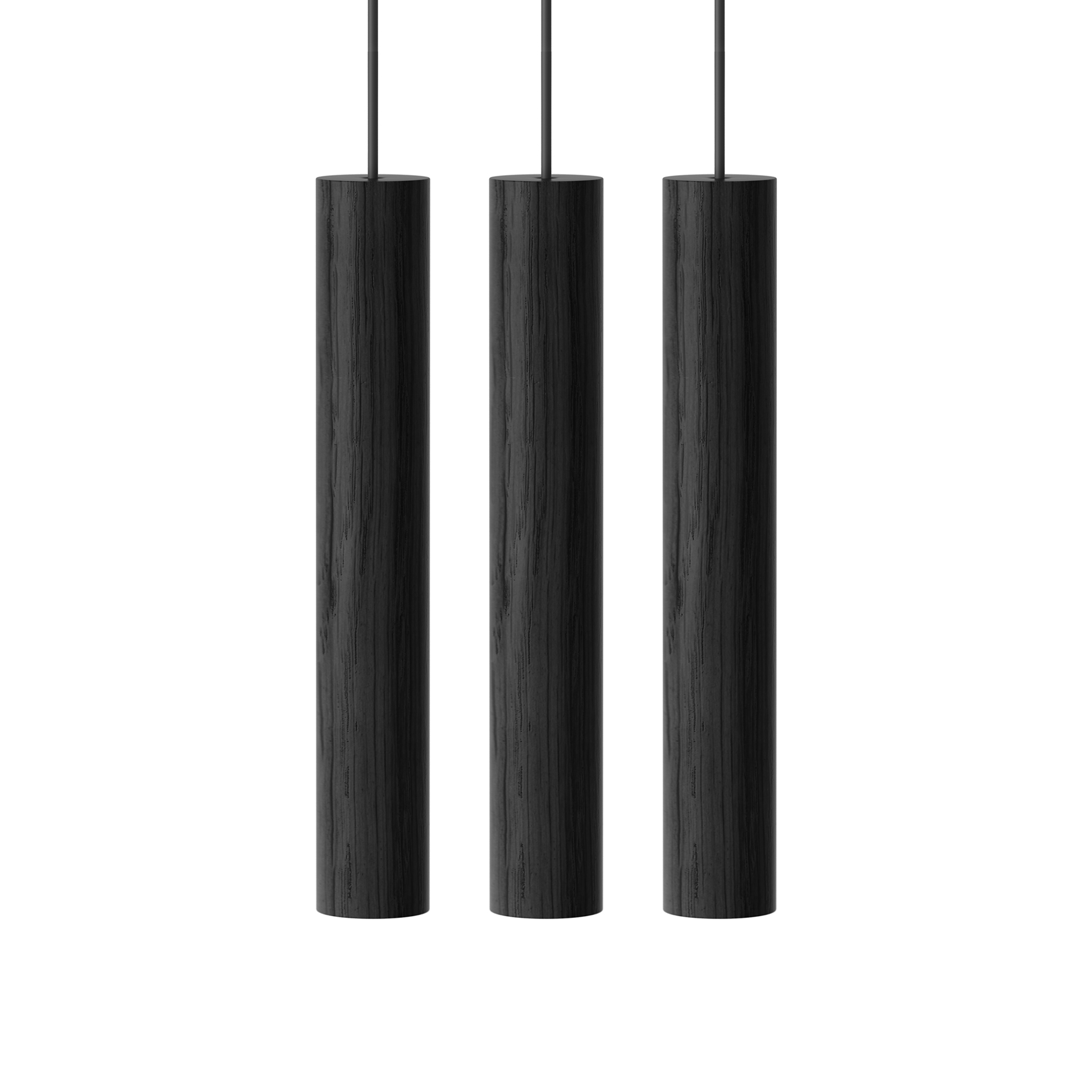 Lámpara 3 Chimes negro
