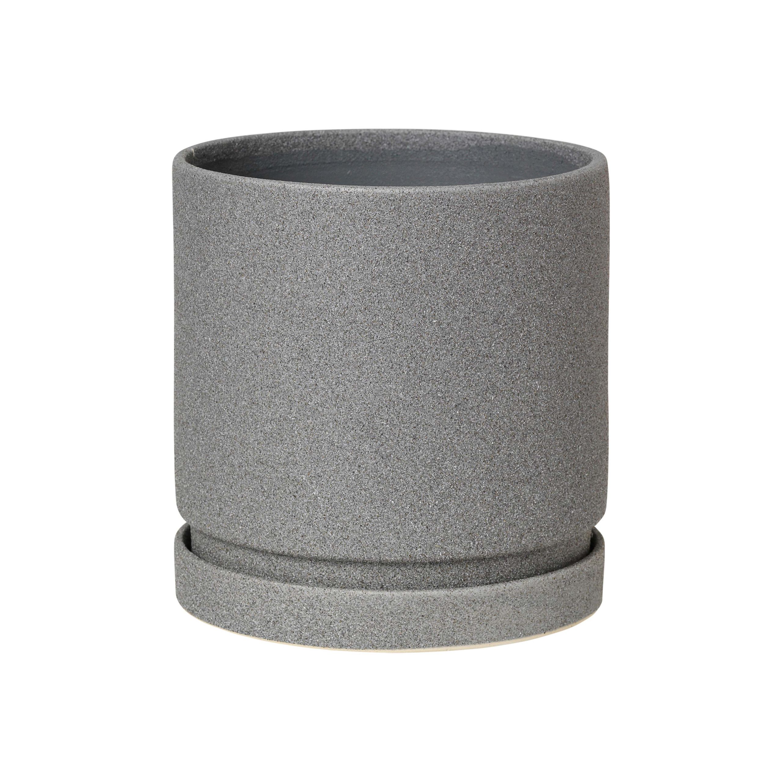 Maceta con plato Polaris Ø20 cm Tradewinds blue