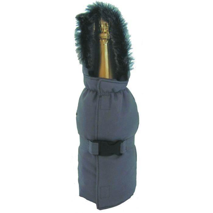 Cubierta Isotérmica Grand nord, Aislante Térmico de Forro Polar para Botellas y Termos, Ø9xH29 cm