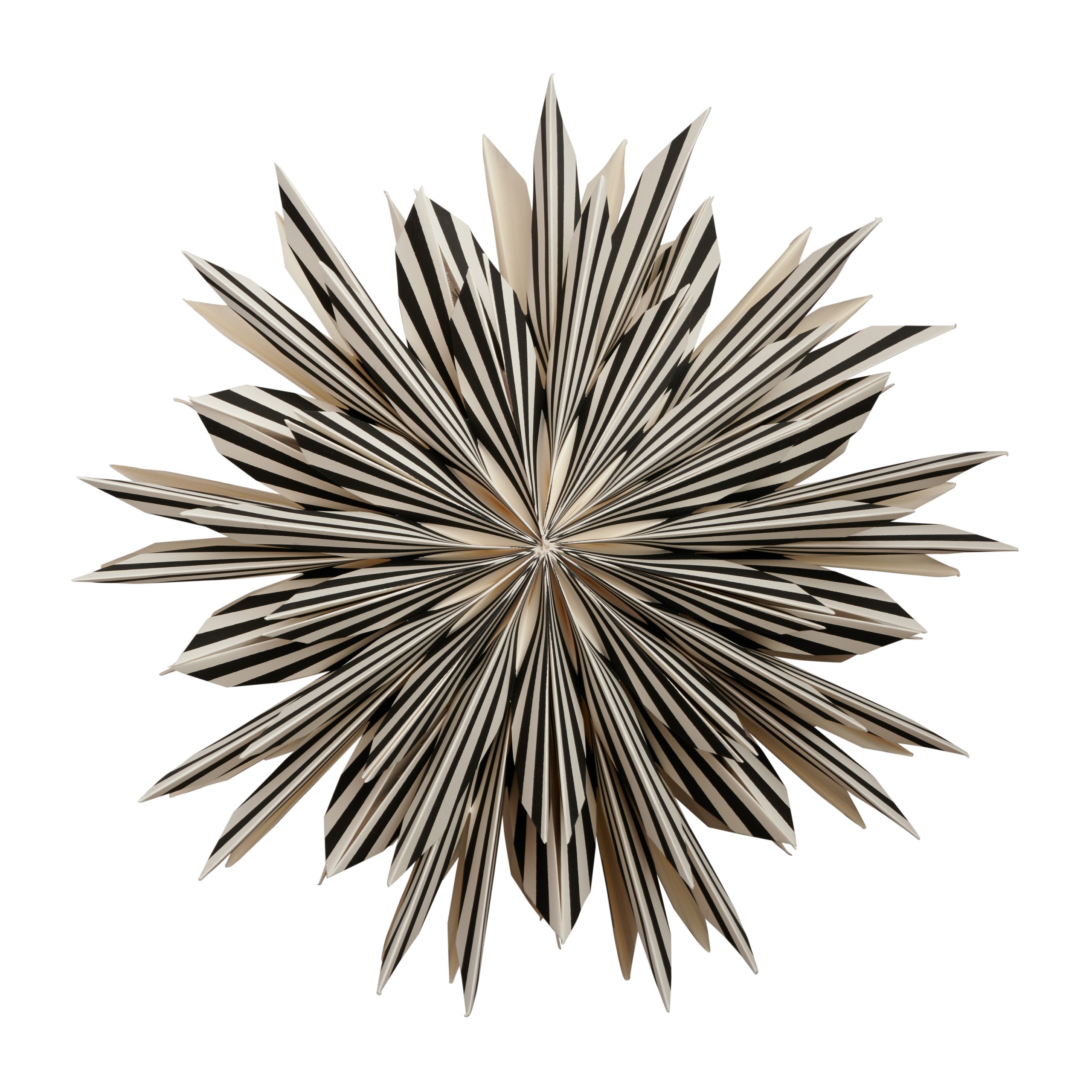 Estrella de adviento Leah Ø50 cm negro-blanco