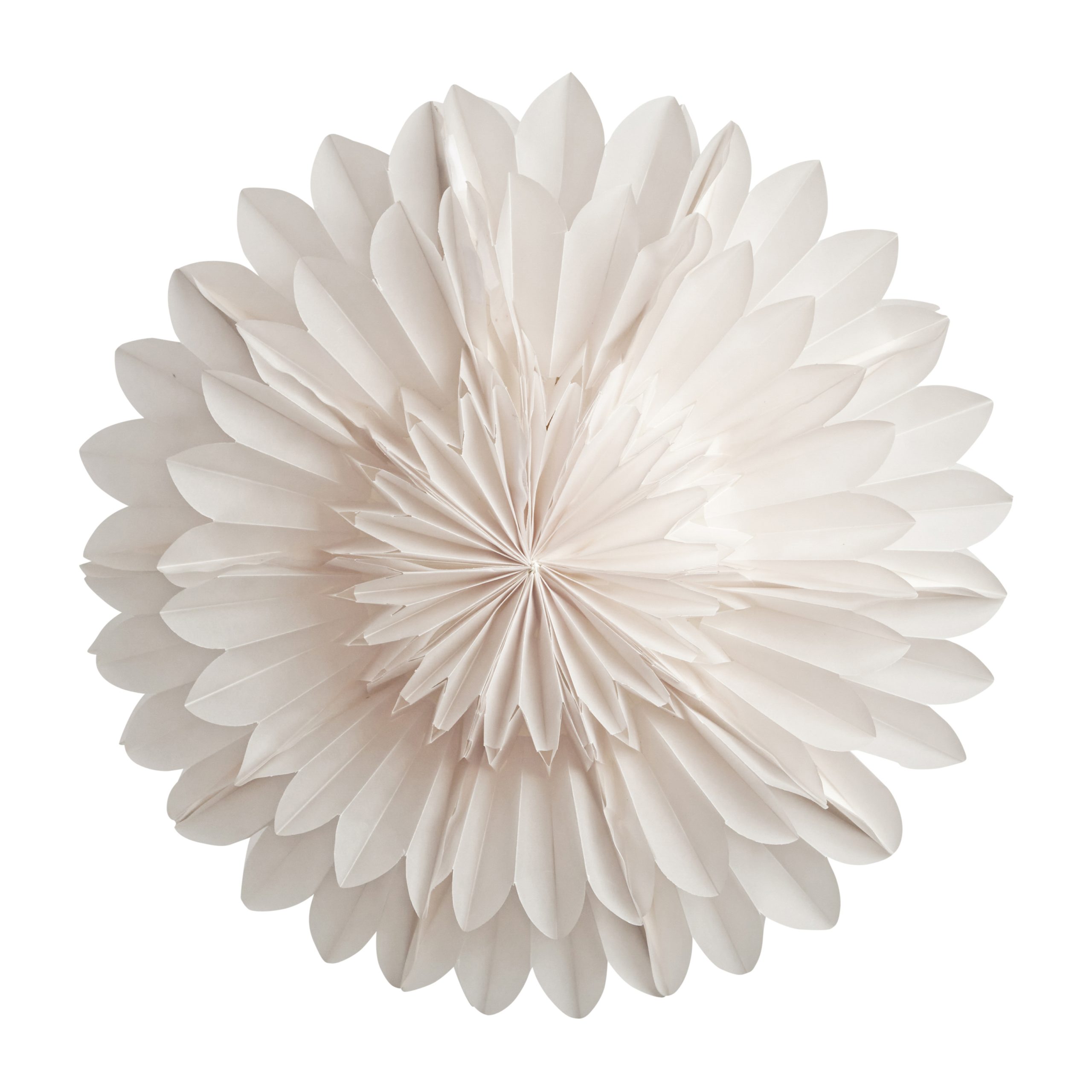 Estrella de adviento Lotus Ø44 cm blanco