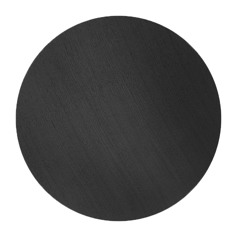 Tapa para cesta Wire roble teñido de negro Large Ø60 cm