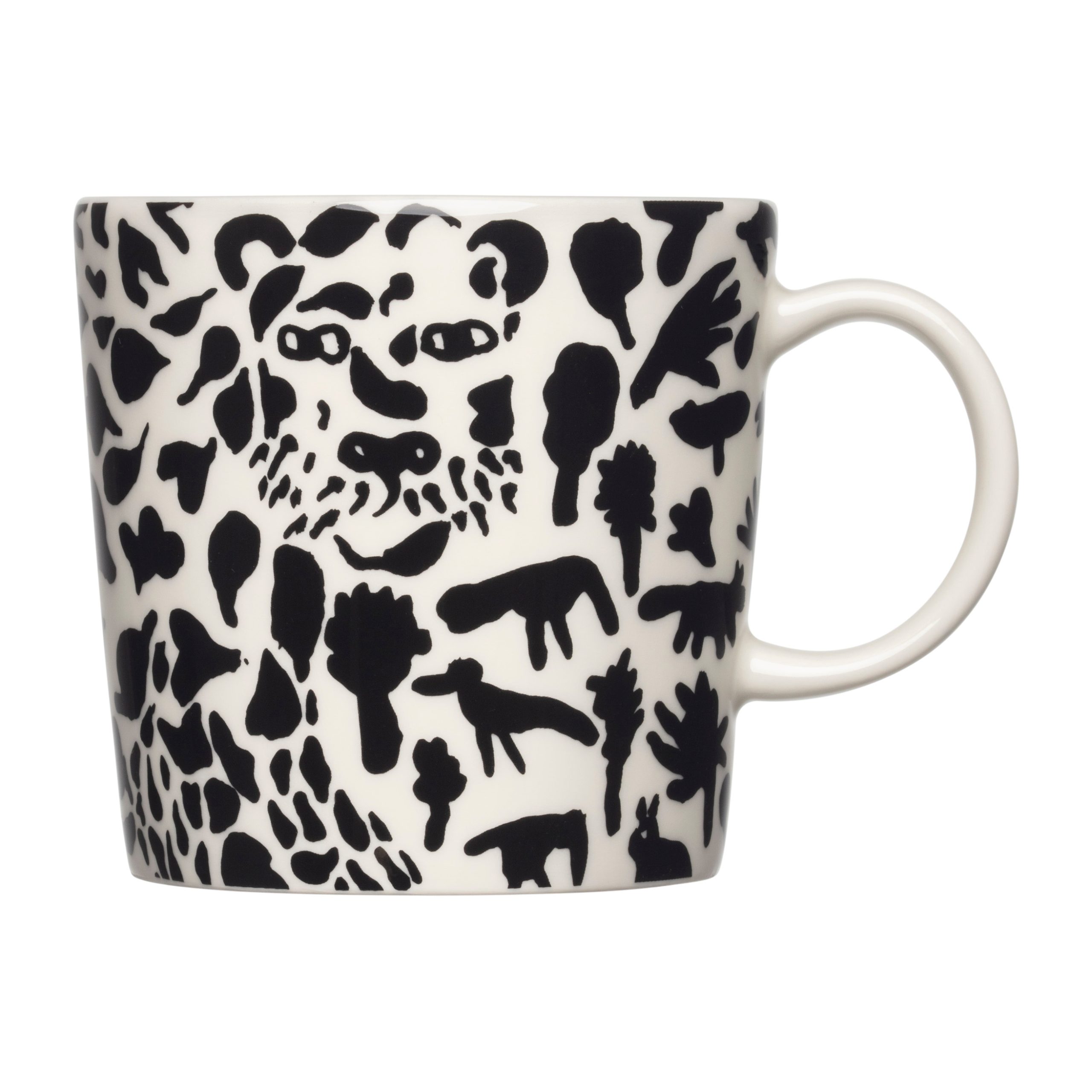 Taza Oiva Toikka Cheetah 30 cl negro-blanco