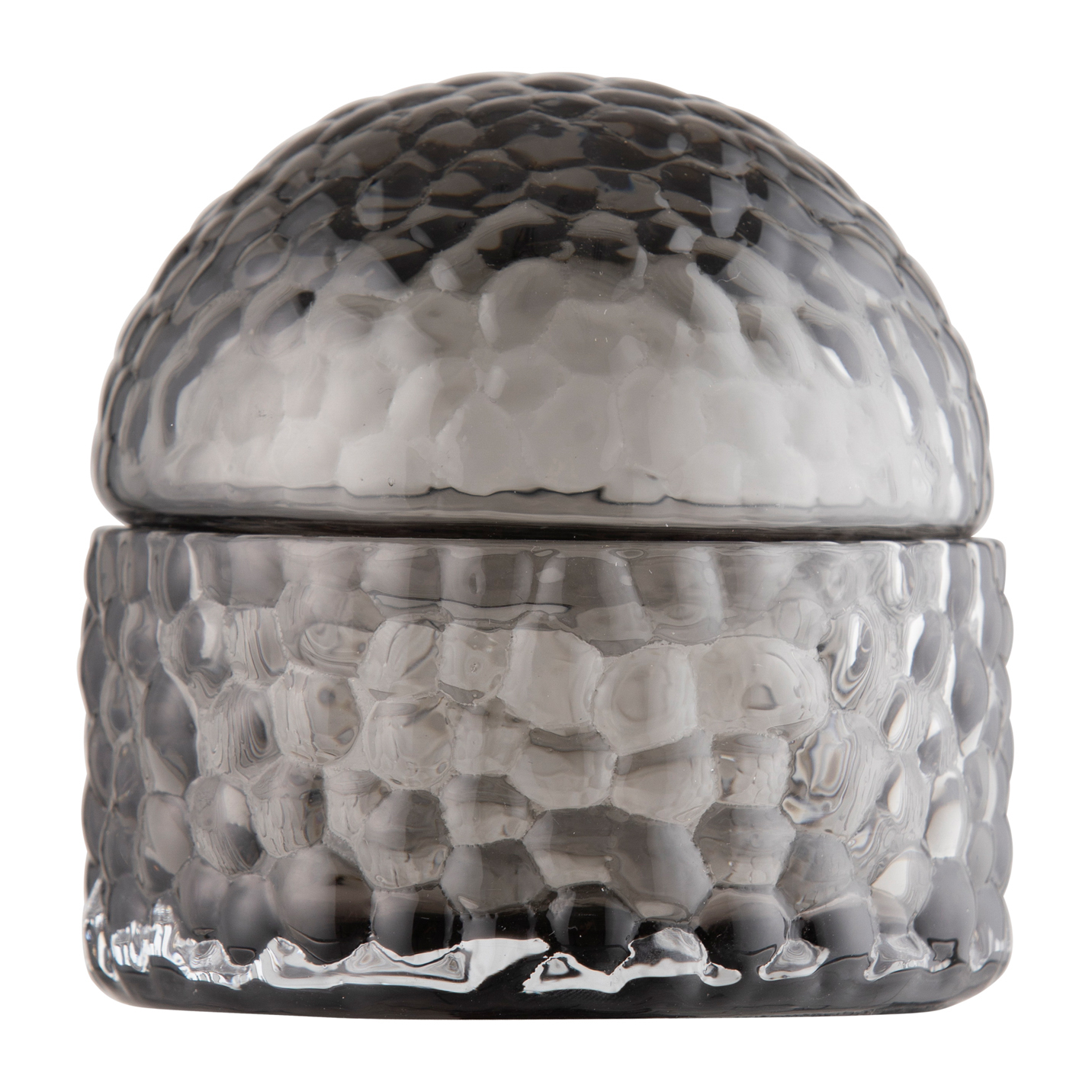 Tarro con tapa Arura 8 cm negro