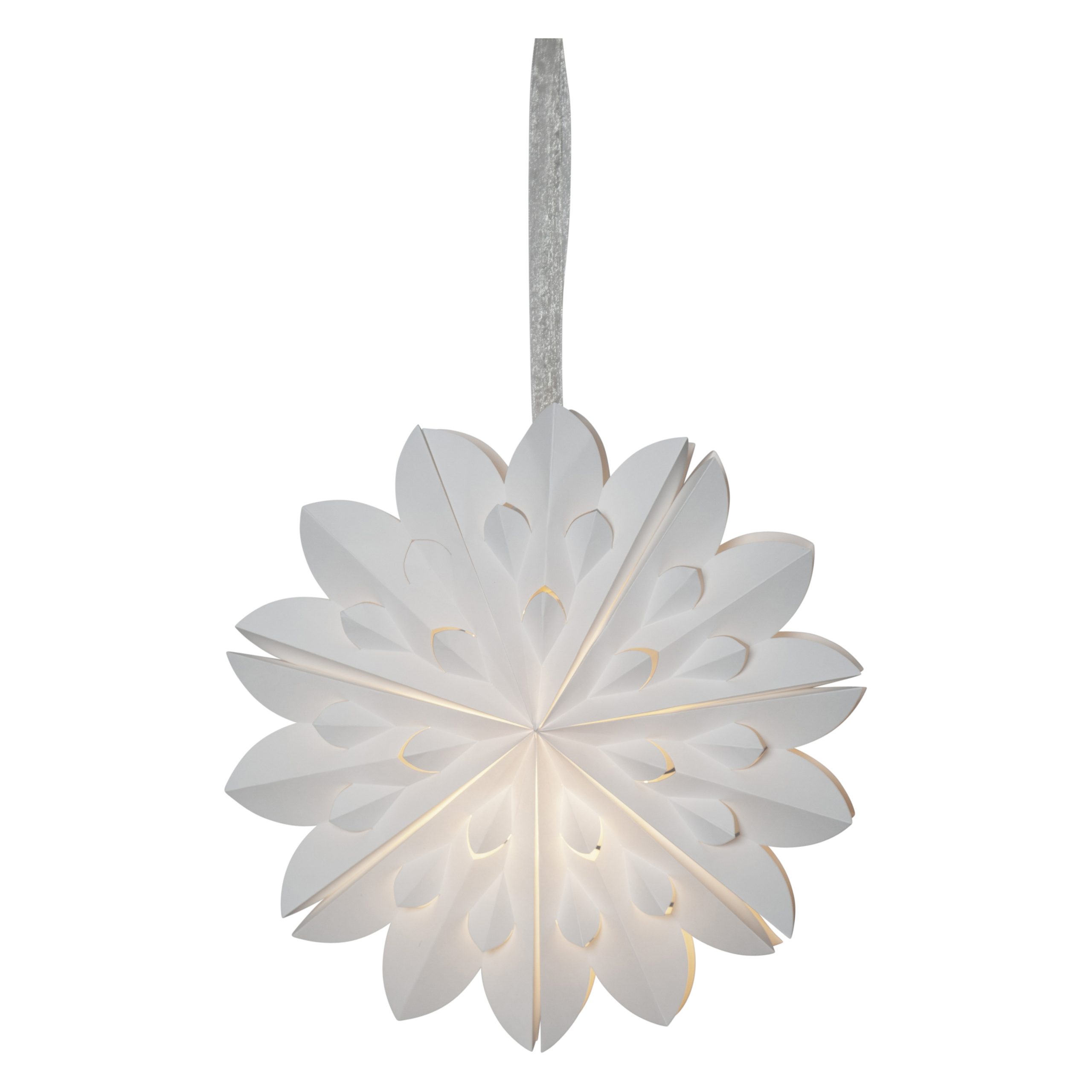 Estrella de adviento Clipp Ø40 cm blanco