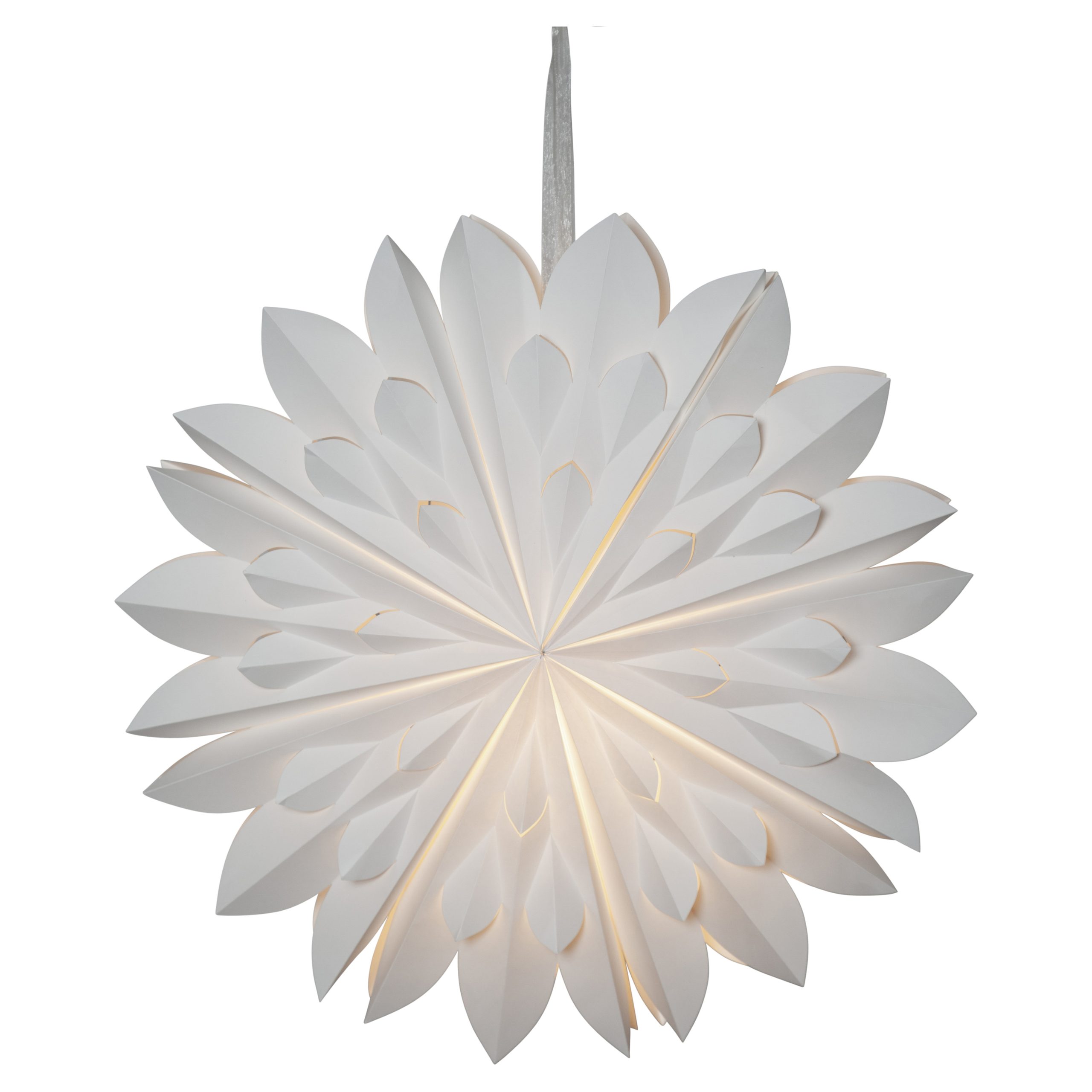 Estrella de adviento Clipp Ø60 cm blanco