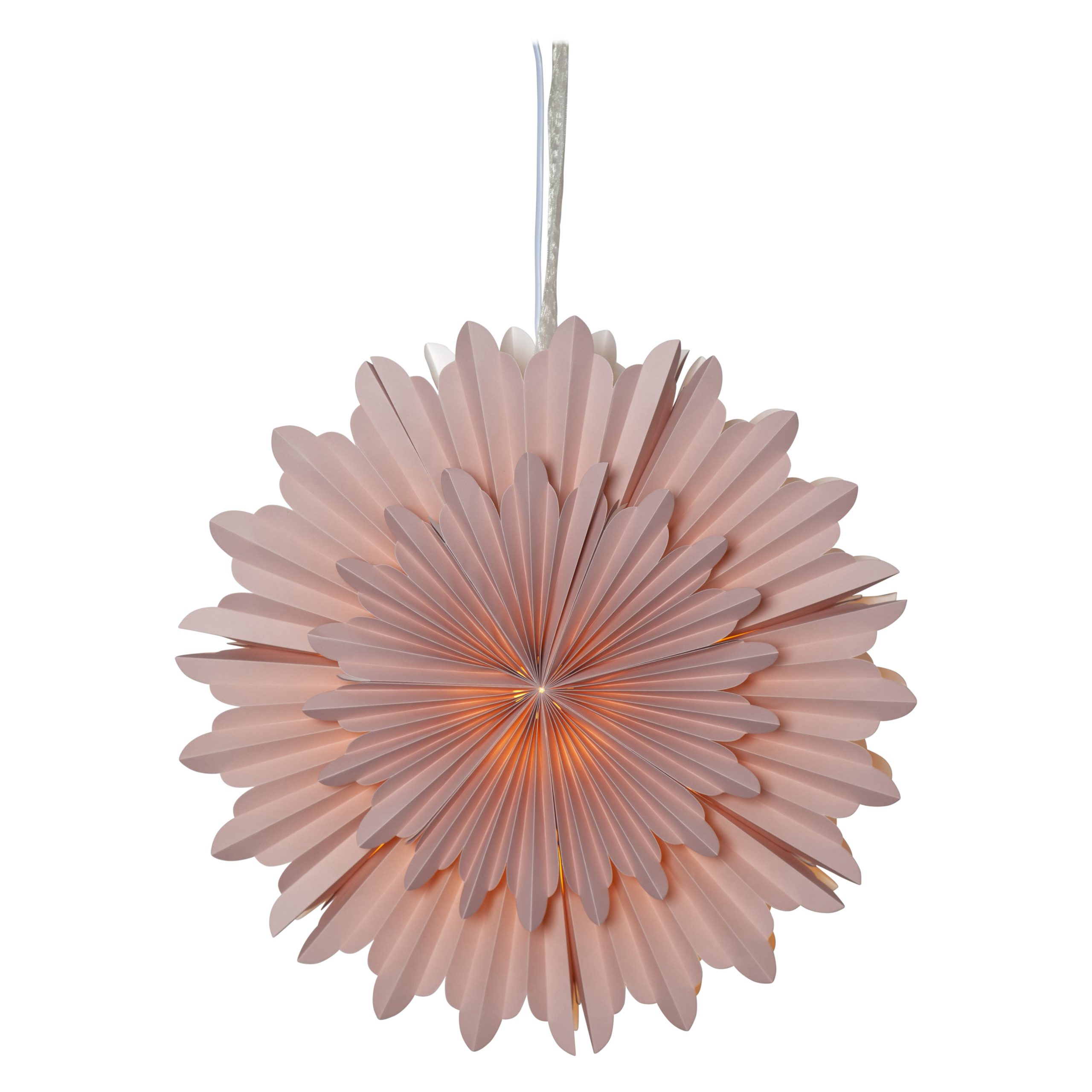 Estrella de adviento Crystal Ø50 cm Rosa