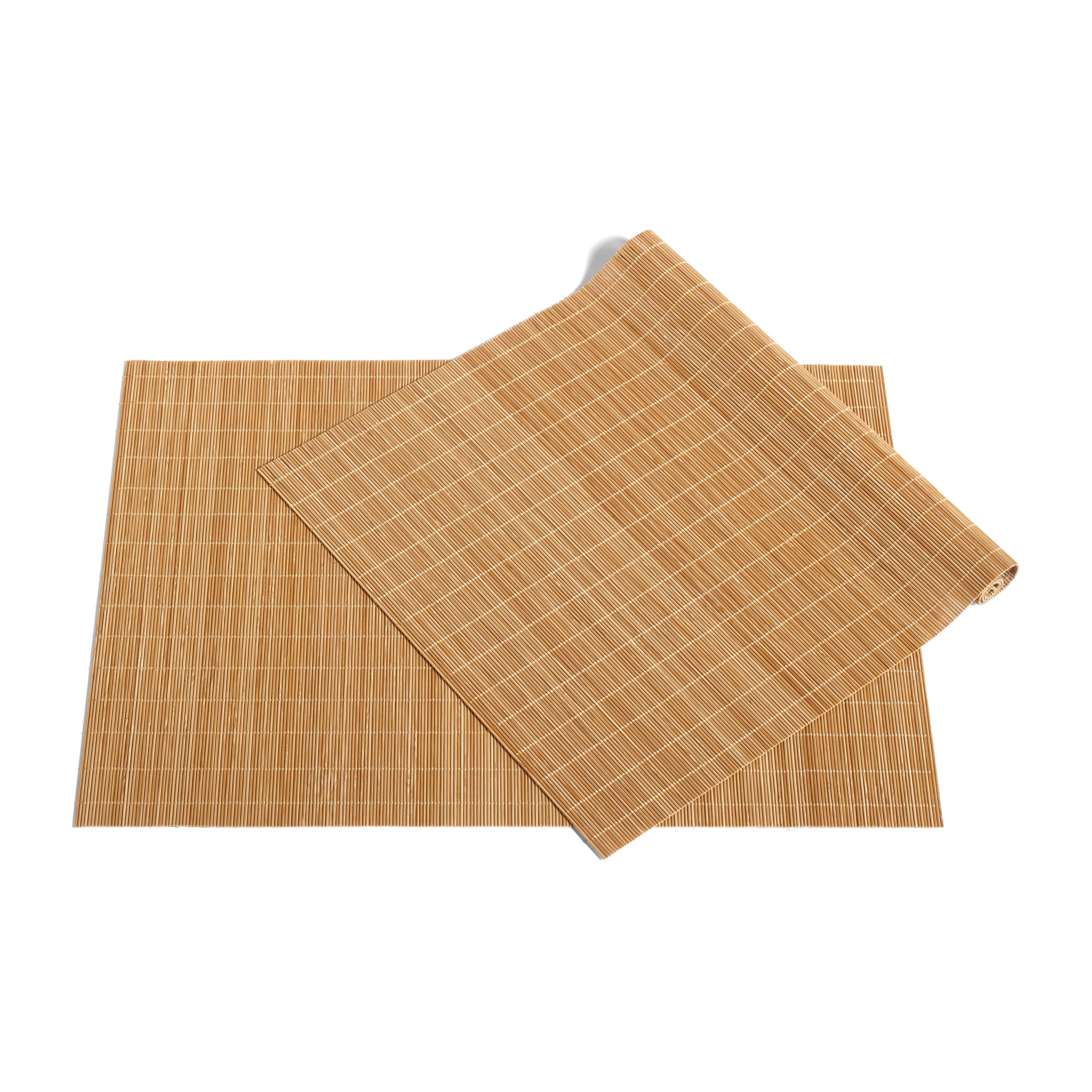 2 Manteles individuales Bamboo 31x44 cm Color natural