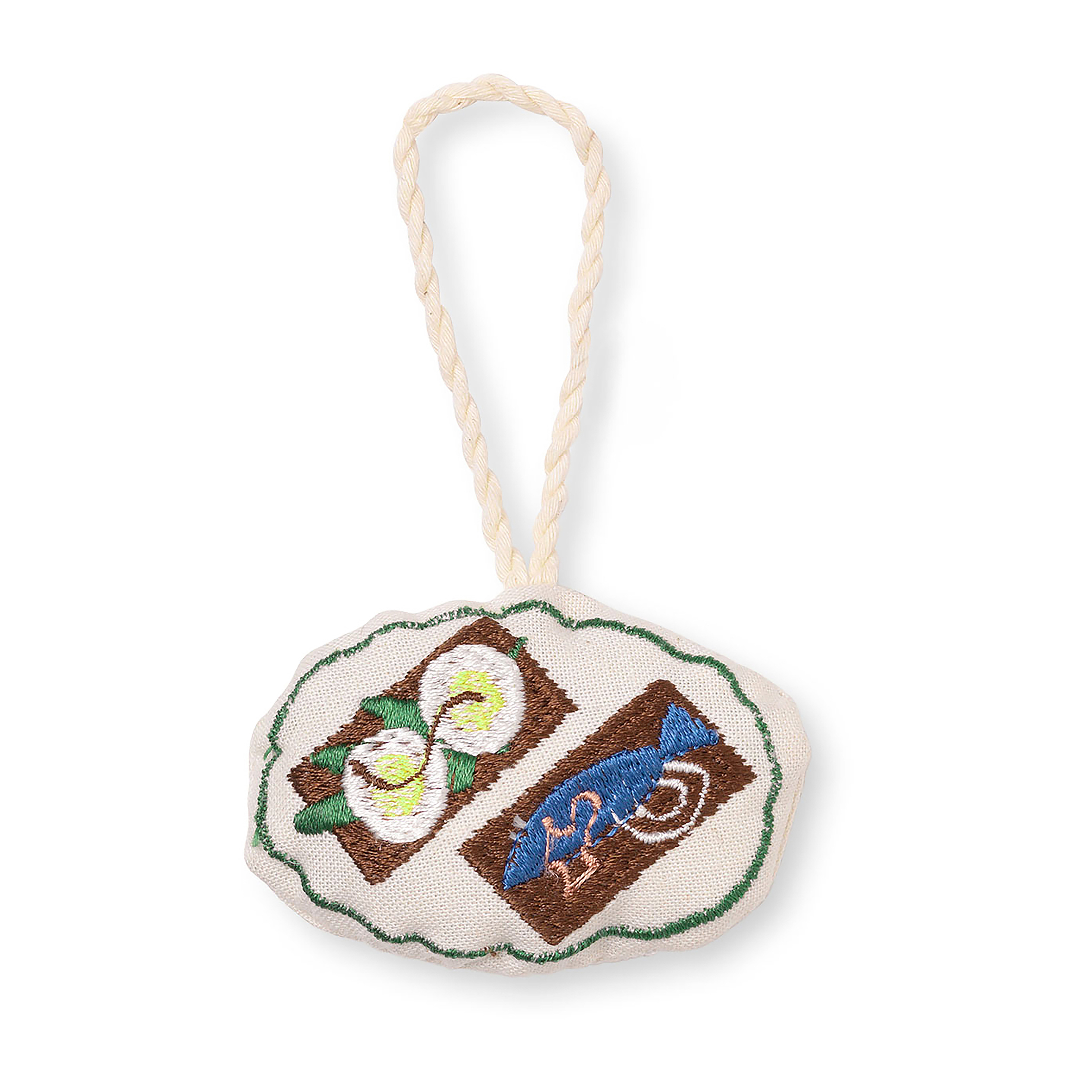 Decoración para árbol de navidad Copenhagen open sandwich 7 cm Multi