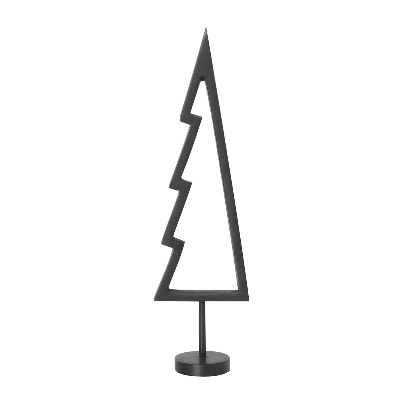 Adorno de árbol Winterland outline 18,6 cm Black brass