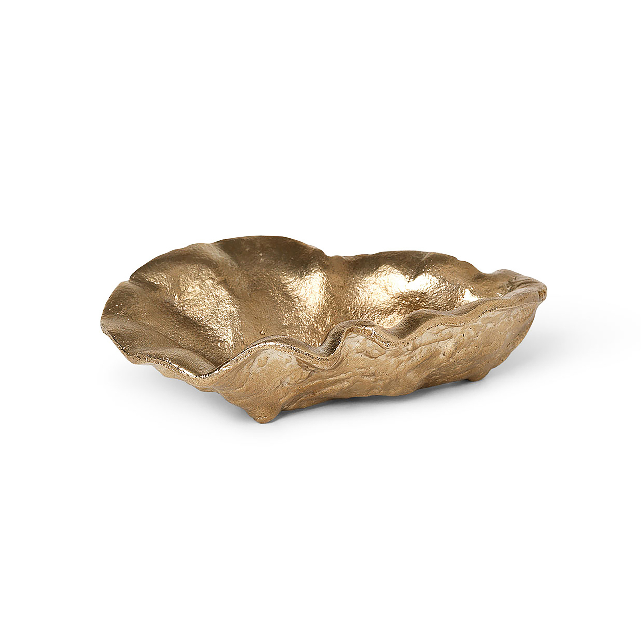 Cuenco decorativo Oyster 10,5 cm latón
