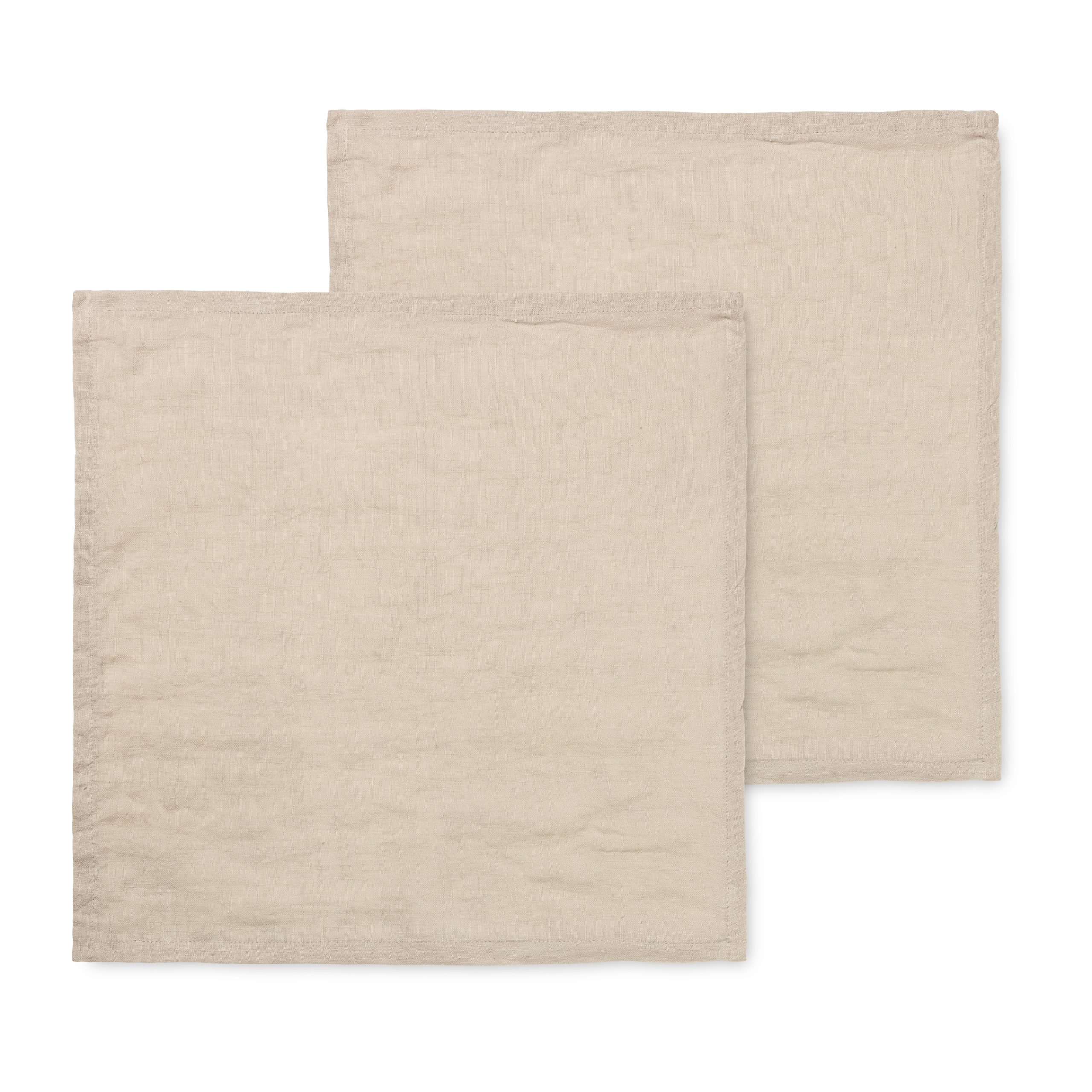 2 Servilletas de lino Ferm Living Natural