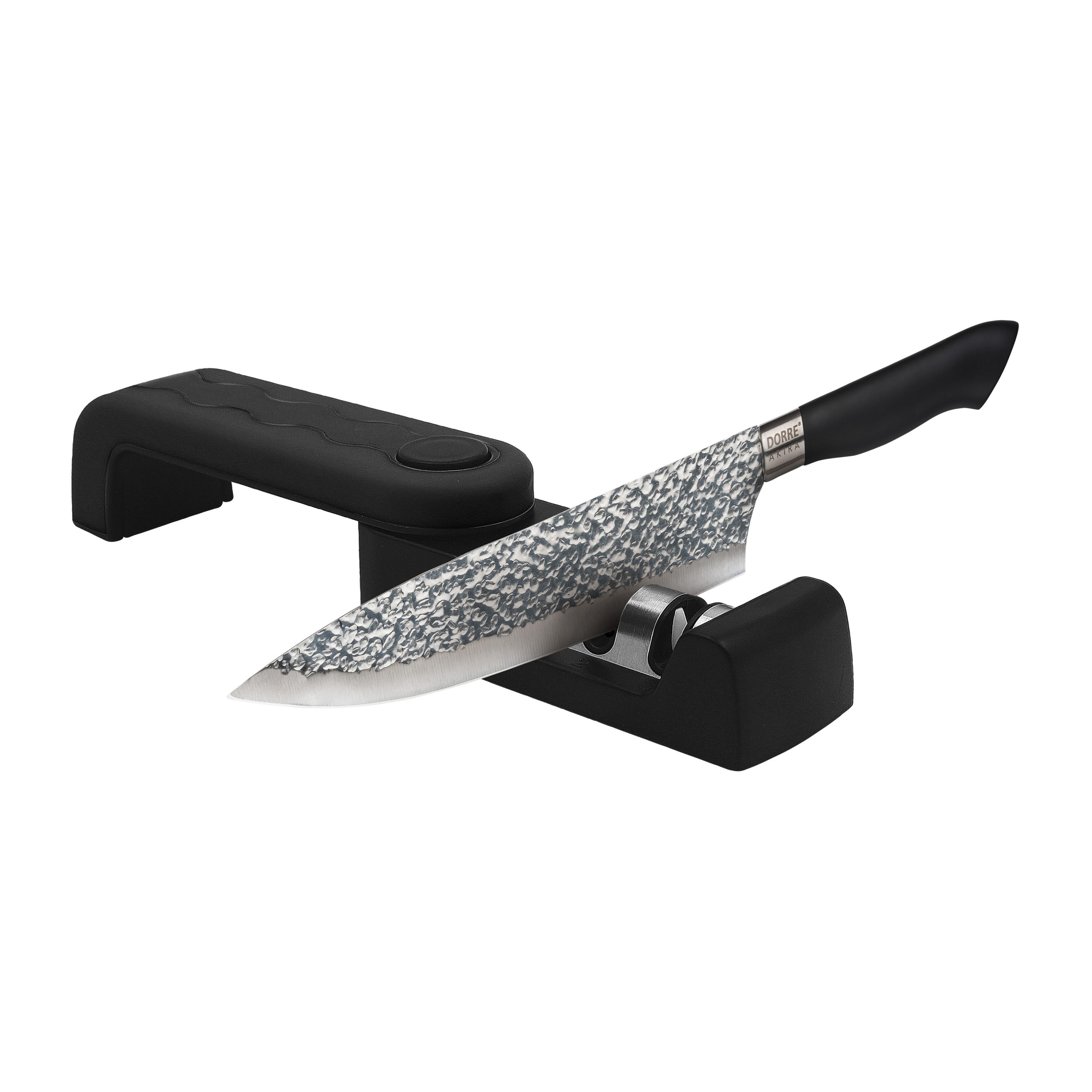 Afilador de cuchillos Saga negro