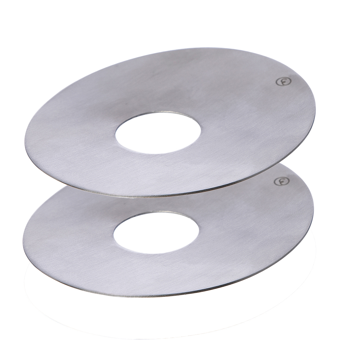 2 Protectores de velas Ernst Ø8,3 cm metal cepillado