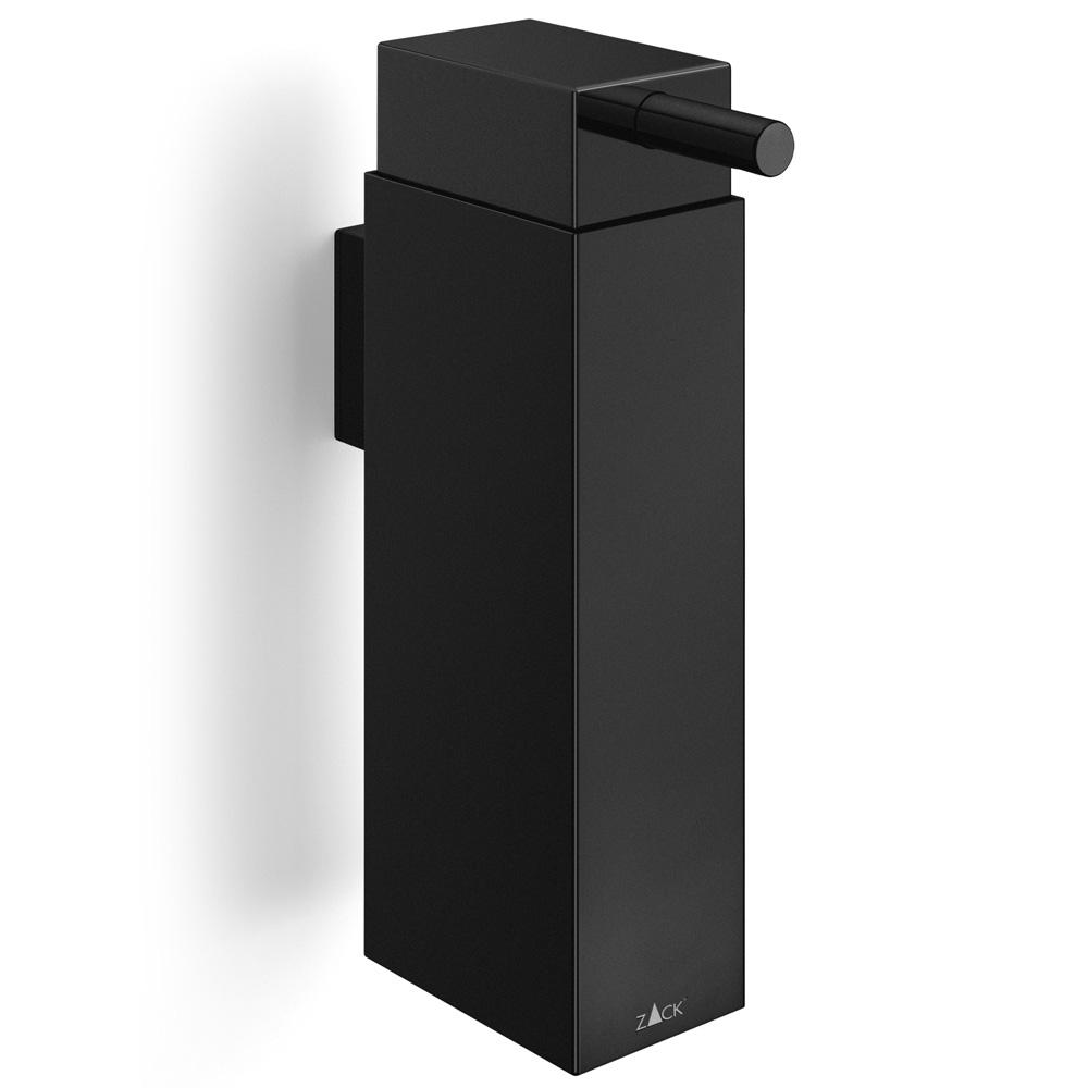 Zack Dosificador de Pared Línea, Dispensador de 190 ml, Acabado Negro