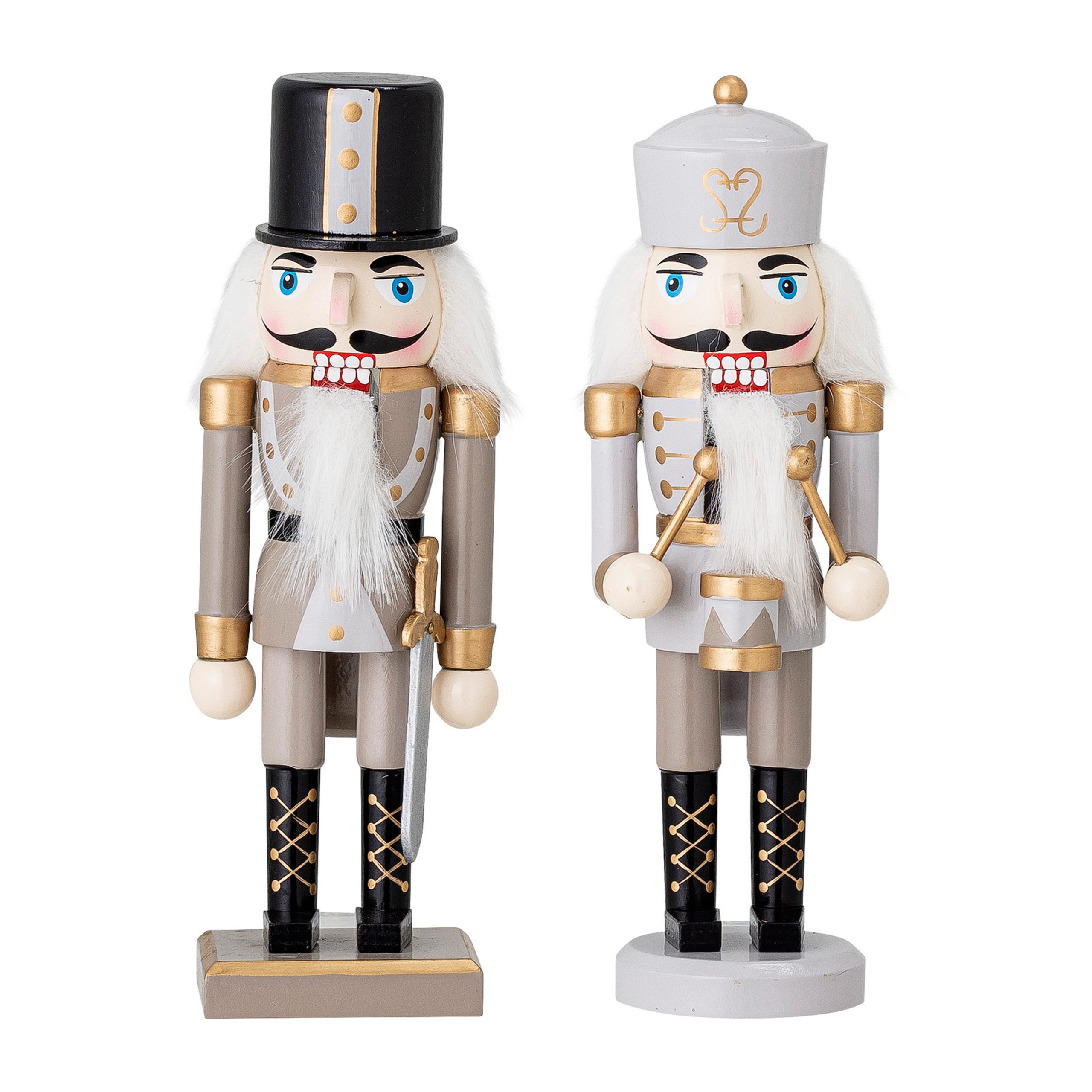 Set de 2 adornos Darren nötknäppare 20,5 cm Gold