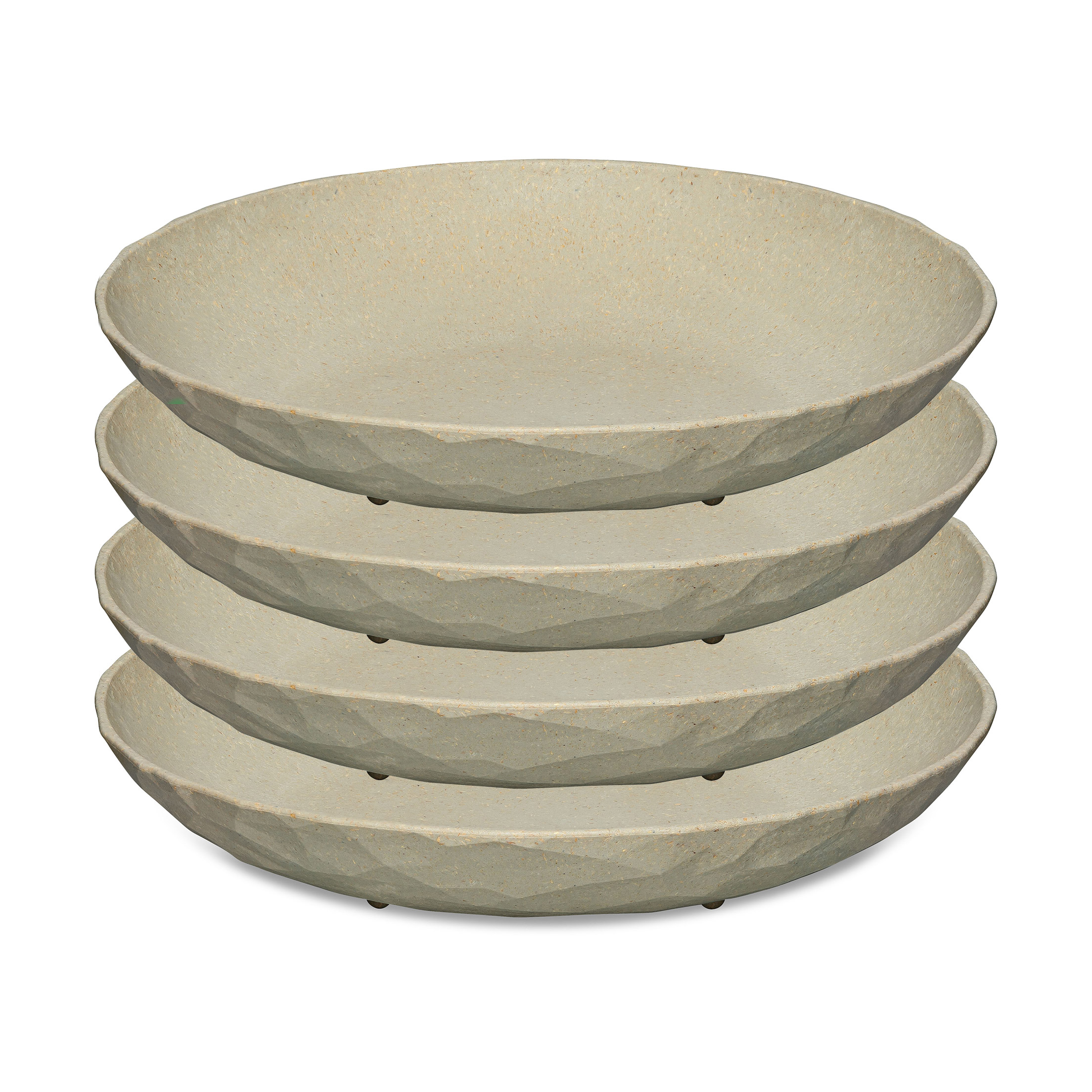 4 Platos hondos Club Ø22 cm Nature desert sand