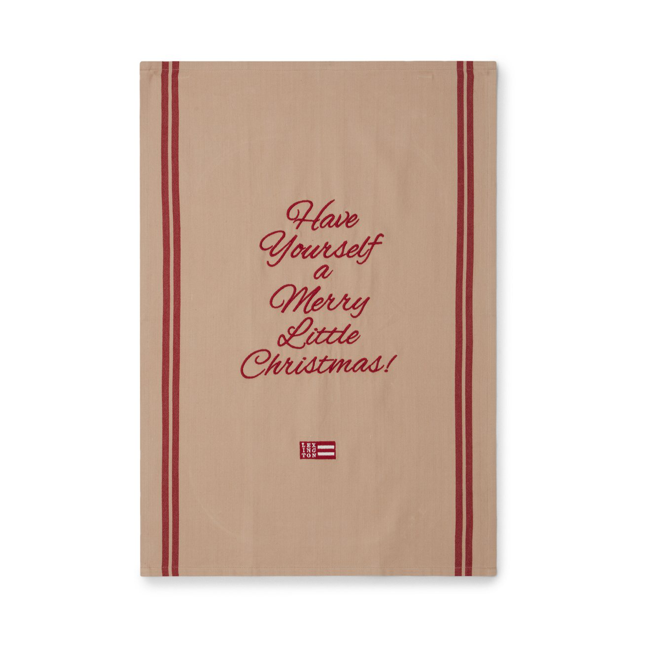 Paño de cocina Merry Little Organic Cotton 50x70 cm Beige-red